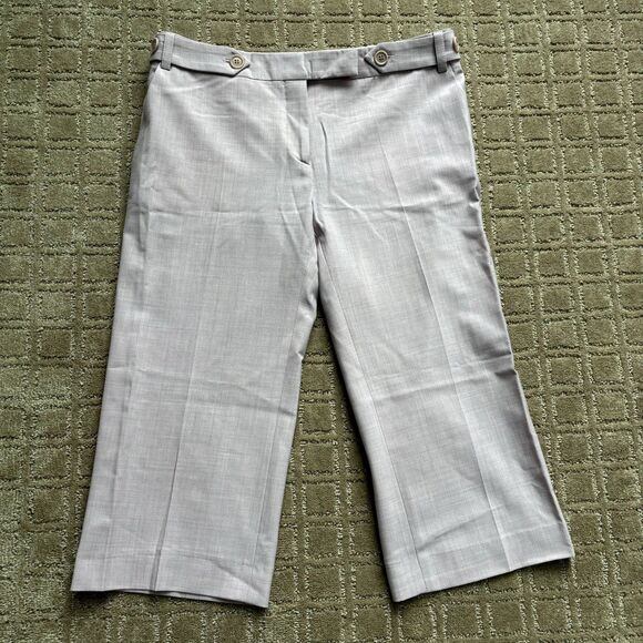 Jaidan VTG Wide Leg Crop Pant Women's 4 Lilac Purple Spring Pastel Y2K Low Rise - Picture 1 of 10